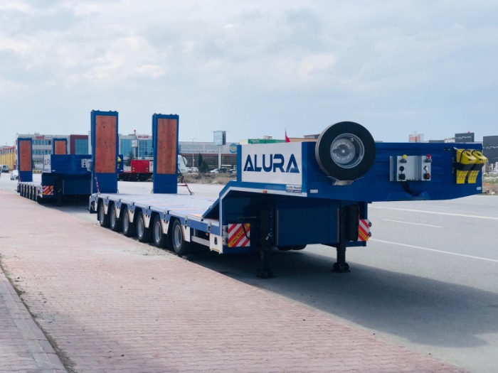 New 6 axles lowbed trailers