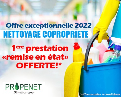 Copropriété Premier passage "Remise en état" offert