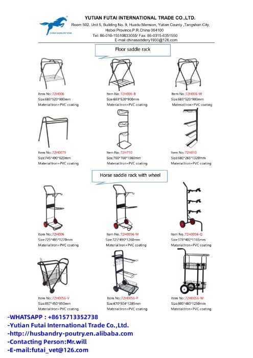 Horse Saddle Rack Folding Metal Saddle Rack Stands Saddlery 