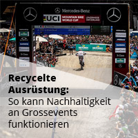 Nachhaltigkeit an Grossevents: Wie und warum der MTB-Weltcup