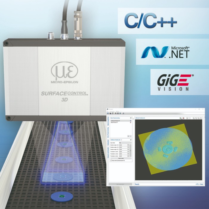 3D snapshot sensor for inline inspection of geometry, shapes